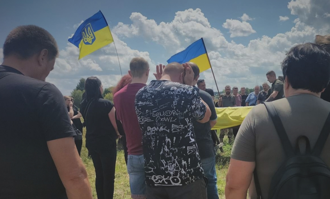 Прощання з 34-річним Євгенієм Томилком