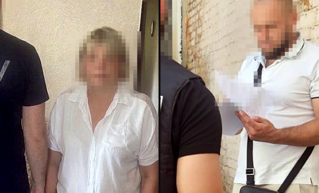 Під час затримання підозрюваних. Фото СБУ в Чернігівській області