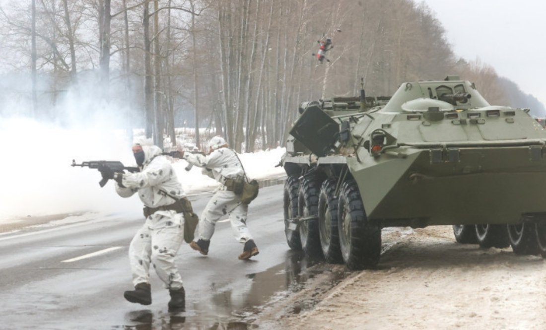 Вітебські десантники тренувалися «захищати кордон» у 20 км від Чернігівщини