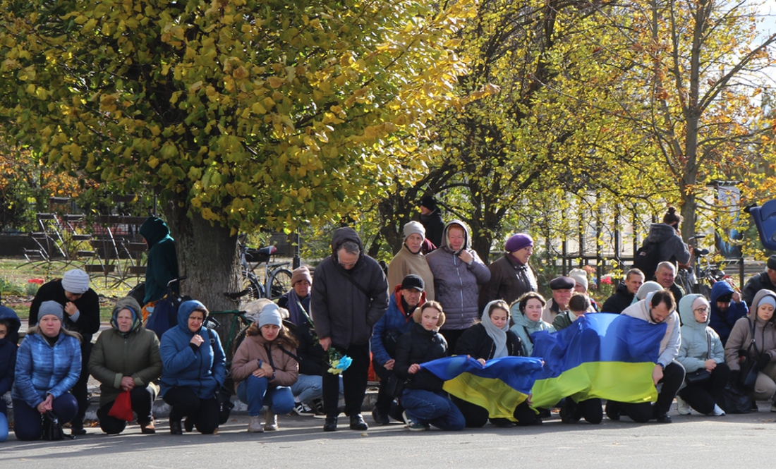 Прощання із Сергієм Ремісником у Сновській громаді. 2 листопада 2024 року