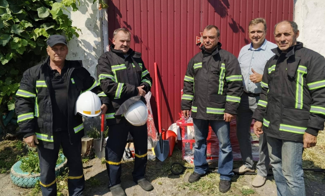 Талалаївська сільська рада отримала протипожежне обладнання від Червоного Хреста