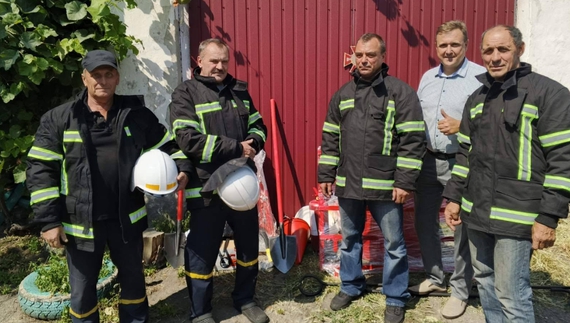 Талалаївська сільська рада отримала протипожежне обладнання від Червоного Хреста