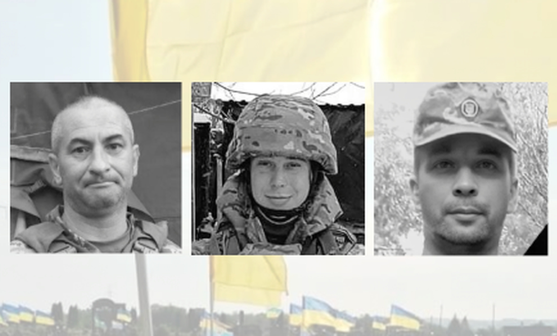 На Чернігівщині поховали трьох загиблих бійців ЗСУ