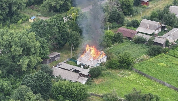 Пожежа у Новгород-Сіверському районі. 16 липня 2025 року