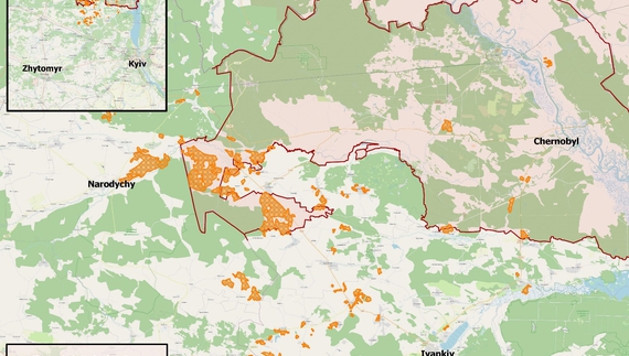 У Чорнобильській зоні відчуження горять ліси: чи є загроза Чернігівщині?