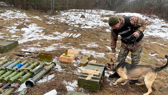 На Чернігівщині виявили три схрони зброї: вилучено майже тонну боєприпасів