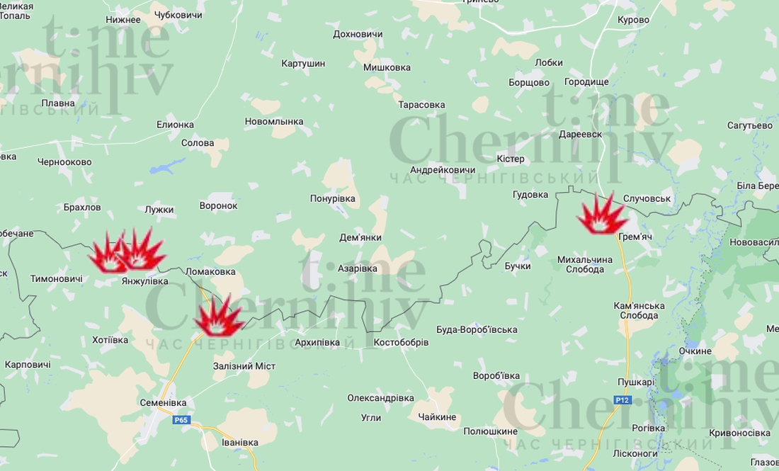 Ворог обстріляв прикордонні села із артилерії та гранатометів: ситуація на Чернігівщині на ранок 4 серпня