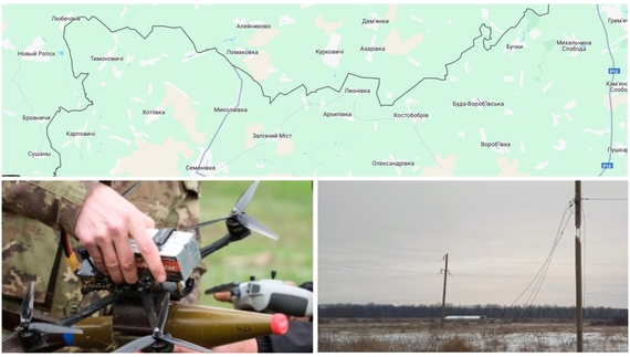 У прикордонному села Чернігівщини через обстріли пошкоджено лінію електропередач