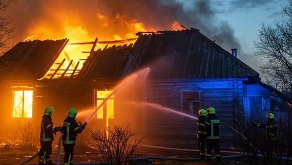 Три пожежі за добу на Чернігівщині: горіли будинки та господарська споруда