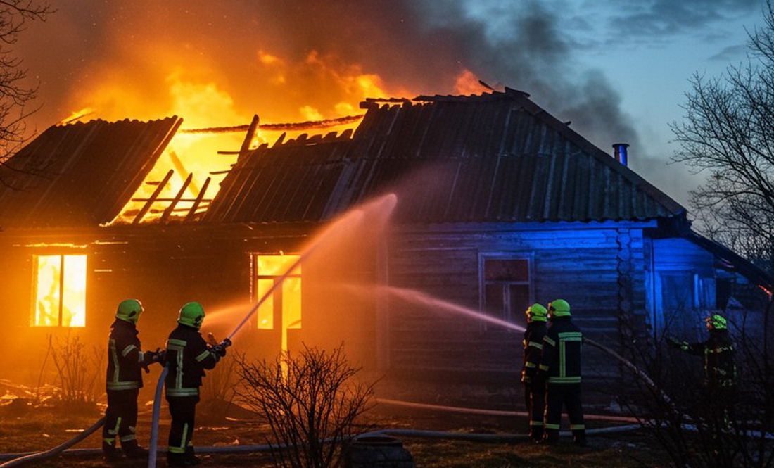 Три пожежі за добу на Чернігівщині: горіли будинки та господарська споруда