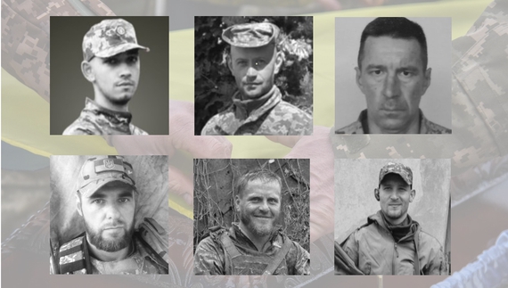 На Чернігівщині прощались із шістьма бійцями, які загинули у боях