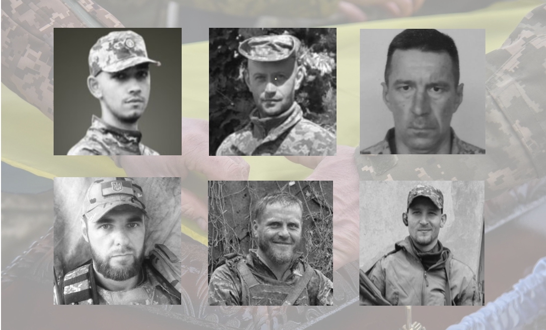 На Чернігівщині прощались із шістьма бійцями, які загинули у боях
