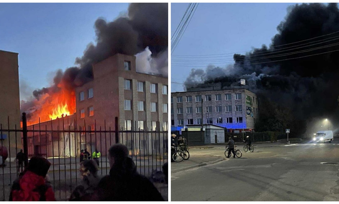 Жителів налякав вогонь на фабриці шпалер: подробиці найбільшої пожежі Чернігівщини