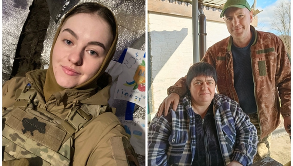 Дарина, Лариса та Михайло Прищепи