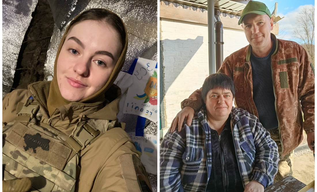 Дарина, Лариса та Михайло Прищепи