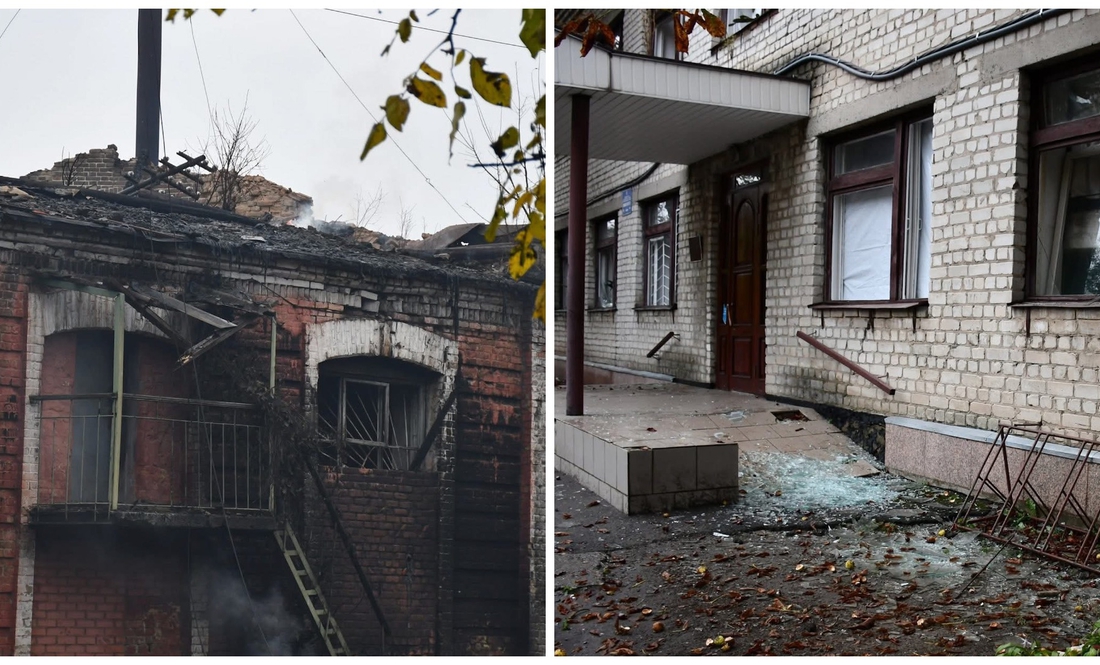 Самі ховались від дронів: у Ніжині журналісти ICTV знімали сюжет про наслідки нічної атаки
