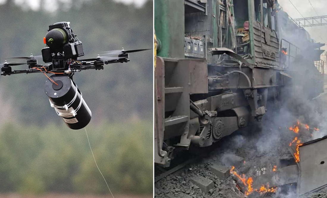 Дрони на оптоволокні та атака на тепловоз: ворог ударив по прикордонних районах