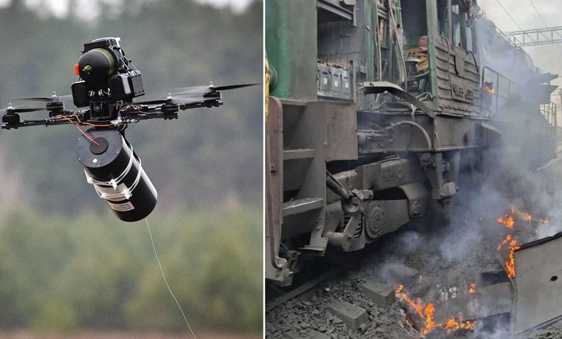 Дрони на оптоволокні та атака на тепловоз: ворог ударив по прикордонних районах