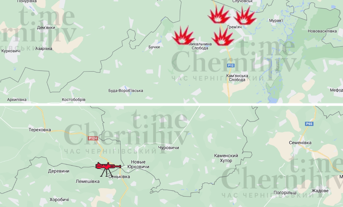 Інтенсивність російських обстрілів зростає: ситуація на прикордонні Чернігівщини станом на ранок 8 липня