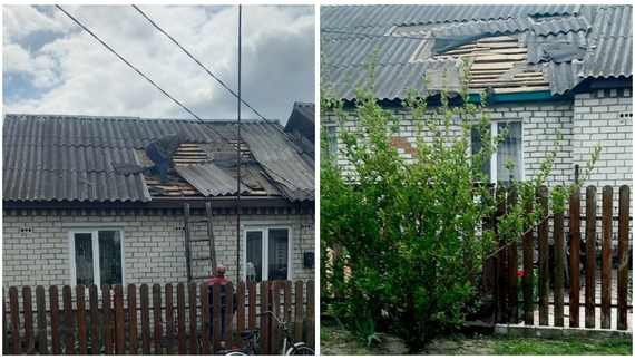 Пошкоджені дахи у Коропській громаді