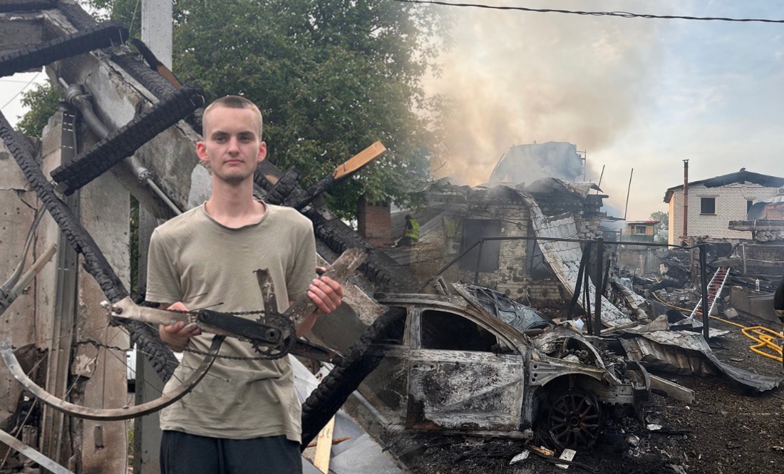 Родині чернігівців російські дрони знищили дім. Сім'я Підлісних потребує допомоги
