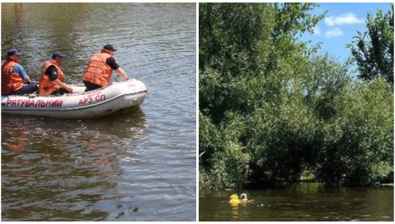 Ледь не потонула. Людмилу Солодуху у воді  схопила судома