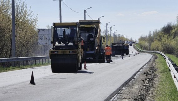 Ремонт дороги державного значення біля с.Количівка. Квітень 2026 року