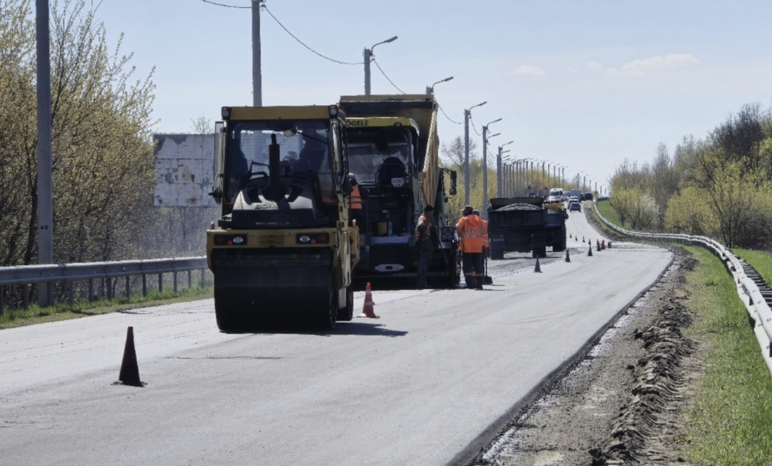 Ремонт дороги державного значення біля с.Количівка. Квітень 2026 року