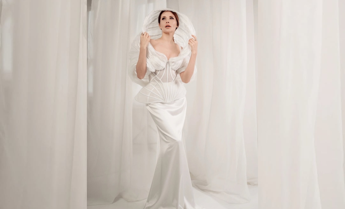 Акторка-чернігівка позувала у весільній сукні, яка коштує кілька тисяч доларів