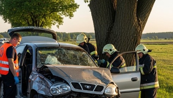 На Чернігівщині водій загинув після зіткнення з деревом