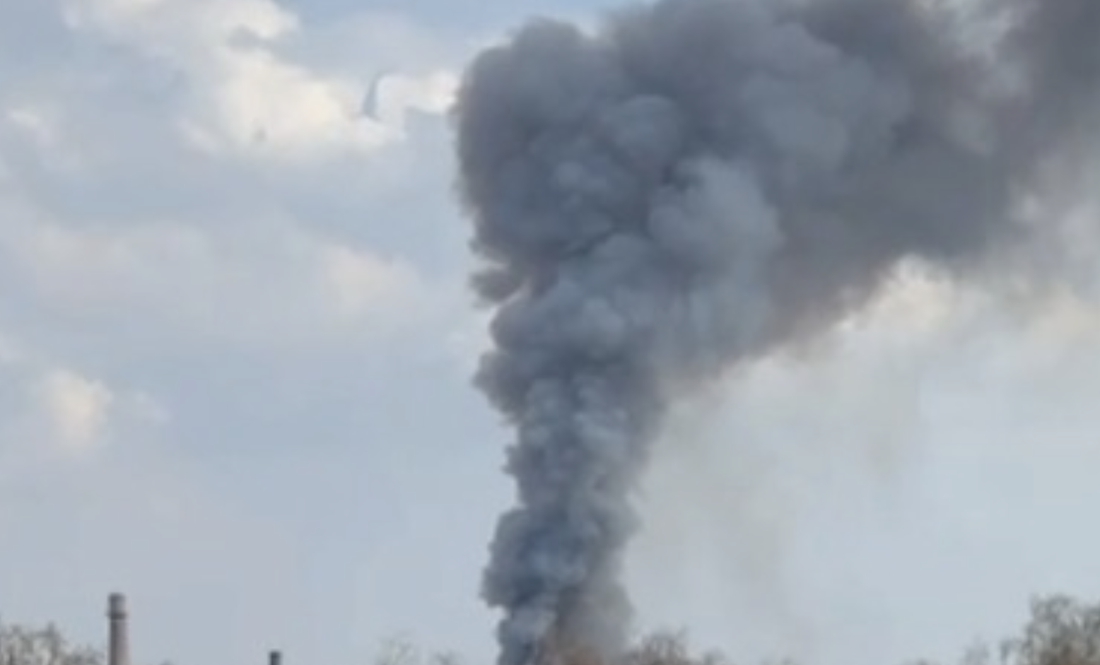 Вибух у Чернігові: над містом величезний стовп диму