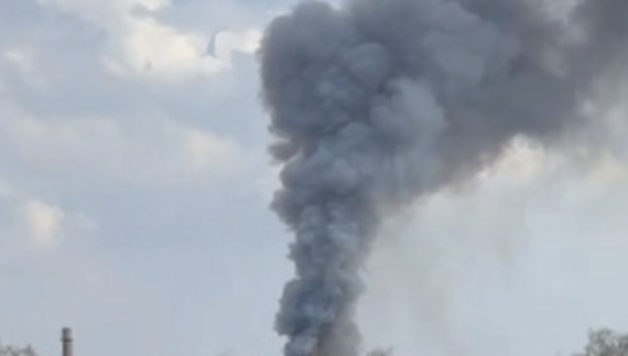 Вибух у Чернігові: над містом величезний стовп диму