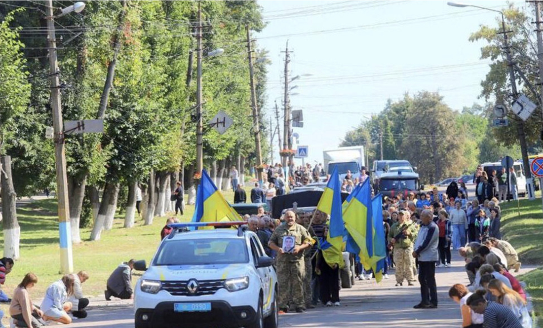 Прощання із Михайлом Хрипком у Срібнянській громаді
