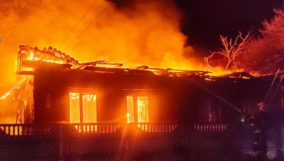 На Чернігівщині пожежа забрала життя батька і сина