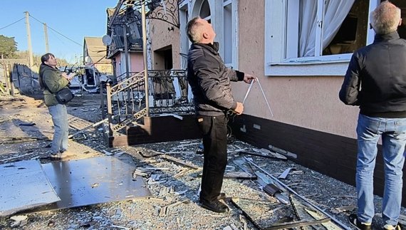 Після прильоту "гераней" у Сновську. 5 квітня 2026 року