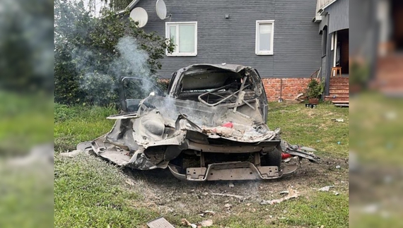 Наслідки обстрілу села Мамекине Новгород-Сіверської громади