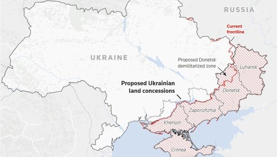 Іноземне медіа пише, що рф контролює 20 кв км Чернігівщині. На карті локації не вказано