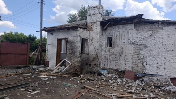 Після влучання "молнії". Село Олександрівка, Семенівська громада