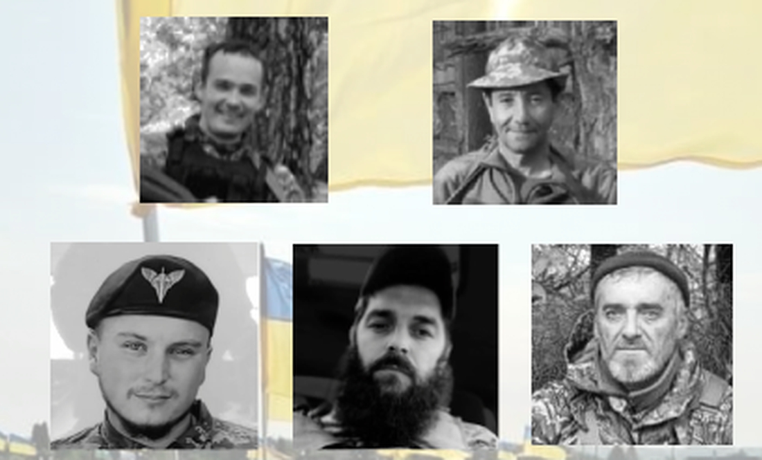 У громадах Чернігівщини поховали пʼятьох загиблих на фронті бійців
