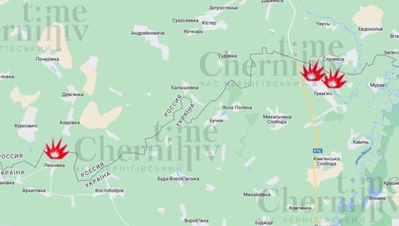 Майже 40 вибухів: із мінометів та артилерії росіяни обстрілювали прикордоння Чернігівщини