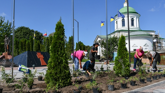 Ніжин озеленюється коштом громадського діяча