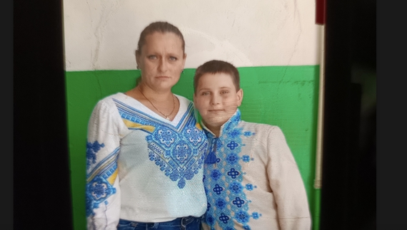 Ірина та Вітя Чайки. 2021 рік. Чернігівщина