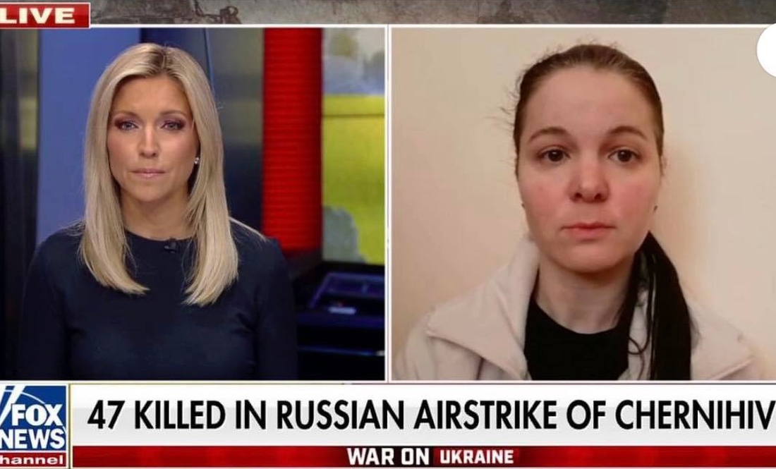 Чернігівка розповіла найвідомішому телеканалу Америки як росіяни бомбили Чернігів 3 березня