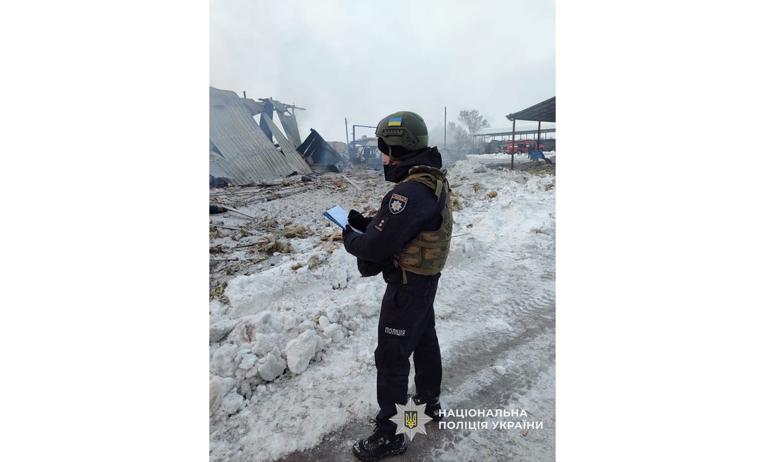 Росіяни ударили"геранями" по фермерському господарству в Чернігівському районі