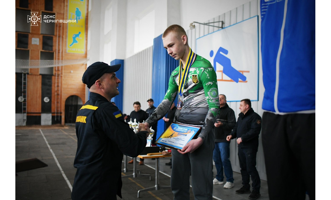 Чернігівські пожежники привезли медалі з Чемпіонату України