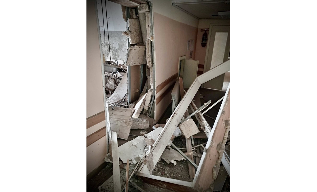 Росіяни вп'яте обстріляли лікарню в прикордонній громаді