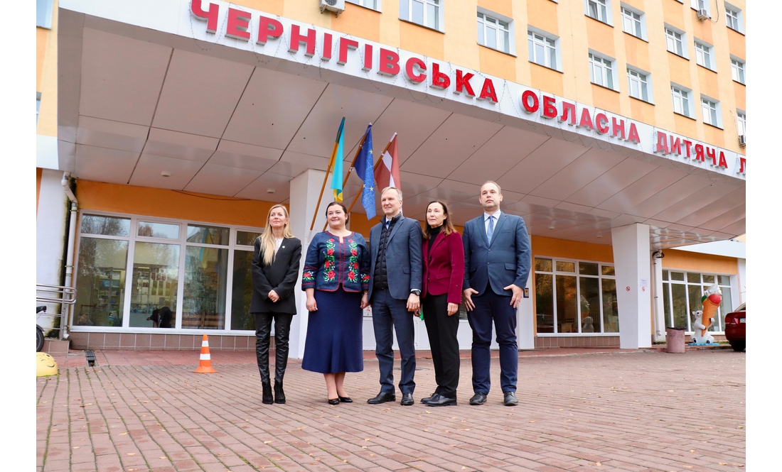 Латвійці допомогли облаштувати оперблок для немовлят у Чернігові