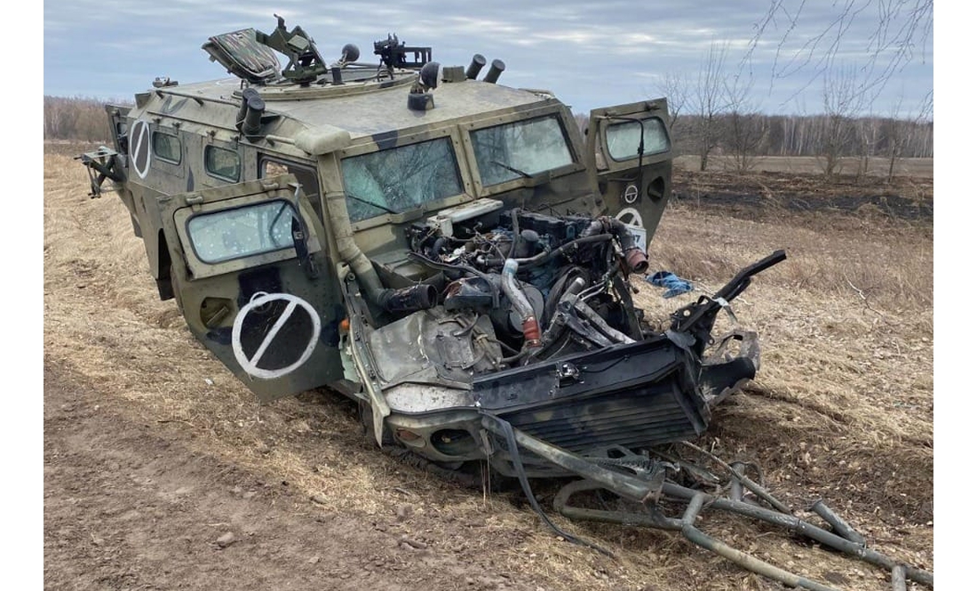 Оборонці Чернігова показали знищену за добу російську техніку