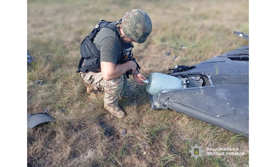 На Чернігівщині знищили нерозірвані боєприпаси з безпілотників рф