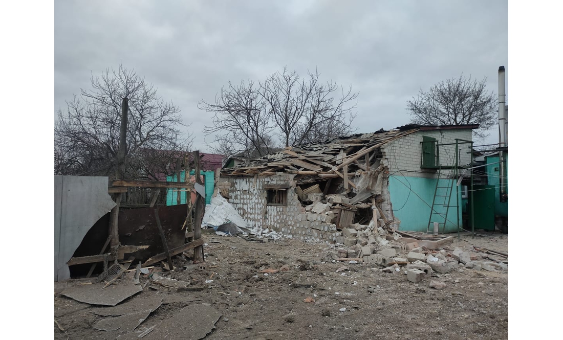 Фото знищеного росіянами села біля Чернігова